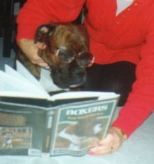 SIDNEY with book